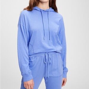 Gap Blue “Tee Sweats Hoodie” Sweatshirt (Size XS)